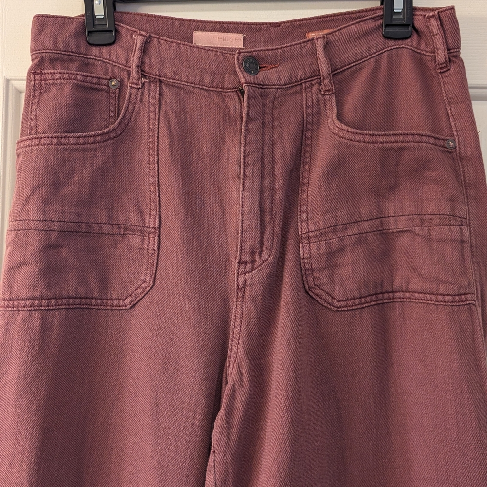 Pilcro Maroon Trousers - Picture 3 of 8